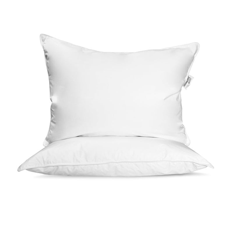Pillowtex Hotel Feather and Down Standard Size Bed Pillow Set (2 Pack) - Image 4